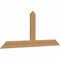 Ekena Millwork Portland Timber Gable Bracket, Western Red Cedar, 72"W x 30"H x 1 1/2"D x 5 1/2"F, 10/12 Pitch GBW072X30X0206POR00SWR - alternate 4
